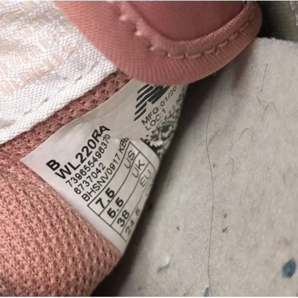 New Balance Womens Shoes Plush Rose Pink Running Sneakers Low Top Size 7.5 US - Picture 10 of 11
